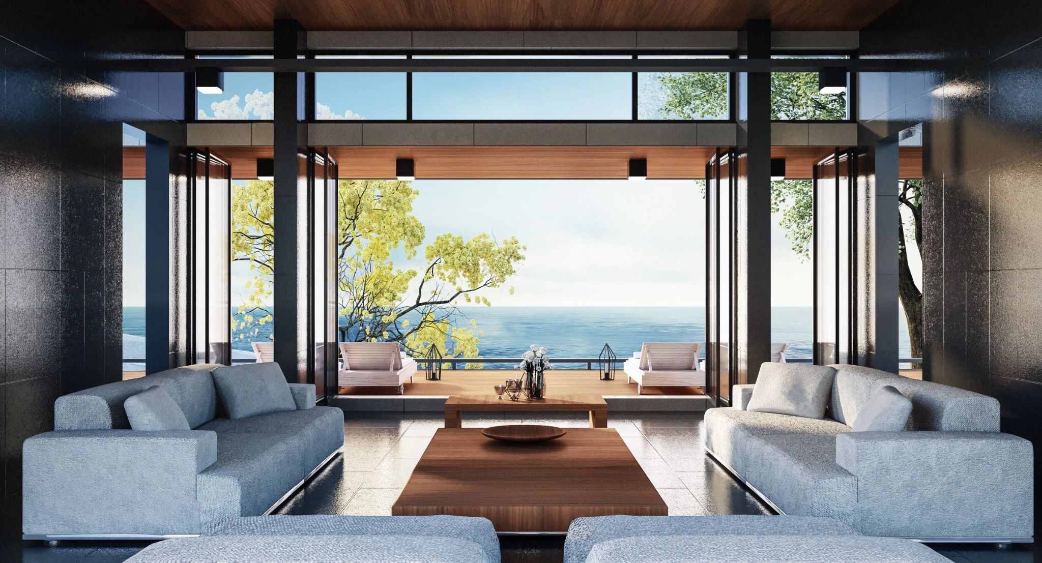Generous living spaces connect owners to landscape while retaining the ease of fully managed resort living.